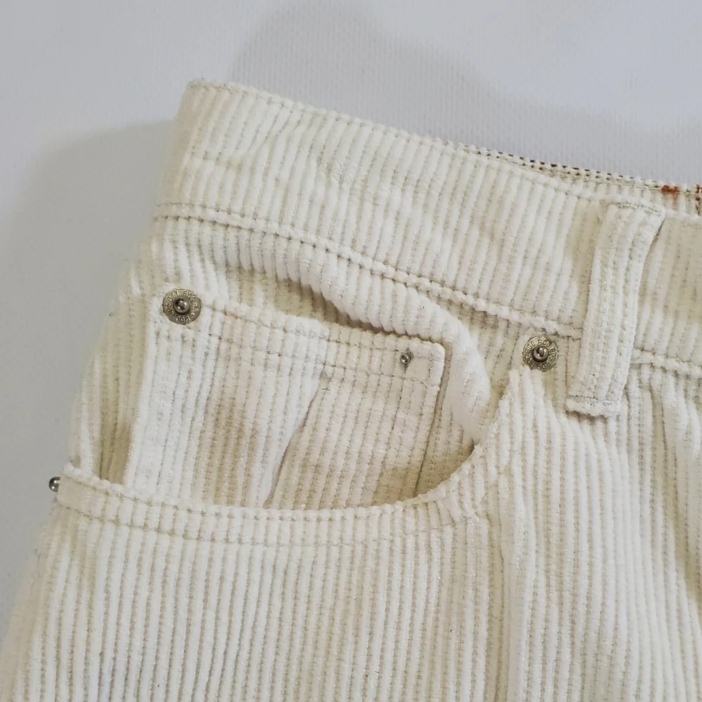 BDG Wide Leg Pants in Cream